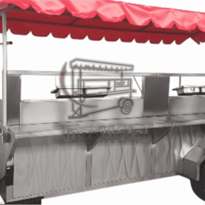 carrito taquero "doble producción" | maestro parrillero con 2 planchas de alto volumen