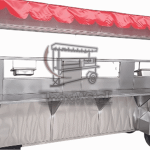 carrito taquero "el coloso del guisado" | doble vaporera y estación de tacos de cuchara