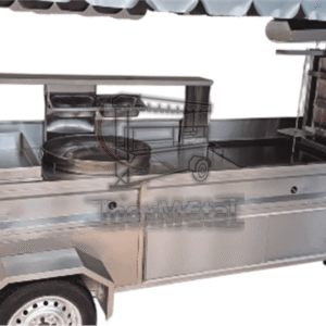 carrito taquero "edición Élite black" | doble vaporera y diseño táctico profesional