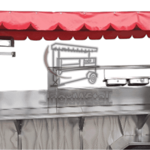 carrito taquero "el rey de la brasa" | asador al carbón y trompo pastorero pro