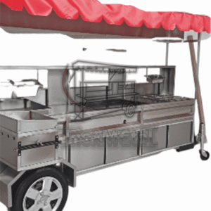 carrito taquero "el coloso del guisado" | doble vaporera y estación de tacos de cuchara