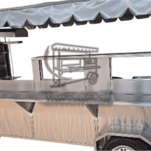 carrito taquero "edición Élite black" | doble vaporera y diseño táctico profesional