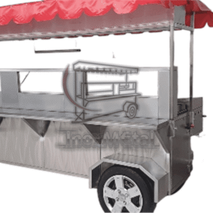 carrito taquero "el coloso del guisado" | doble vaporera y estación de tacos de cuchara