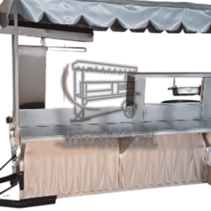 carrito taquero "edición Élite black" | doble vaporera y diseño táctico profesional