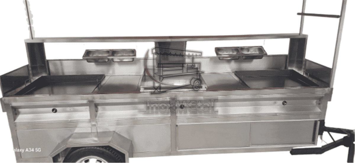 carrito taquero "doble producción" | maestro parrillero con 2 planchas de alto volumen carrito taquero "doble producción" | maestro parrillero con 2 planchas de alto volumen