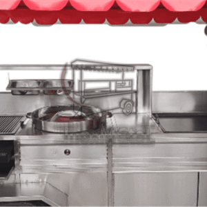 carrito taquero "el rey de la brasa" | asador al carbón y trompo pastorero pro