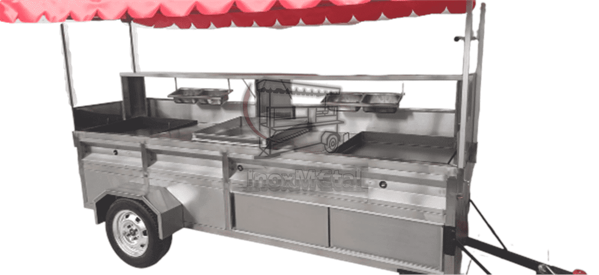 carrito taquero "doble producción" | maestro parrillero con 2 planchas de alto volumen carrito taquero "doble producción" | maestro parrillero con 2 planchas de alto volumen