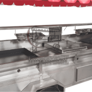 carrito taquero "doble producción" | maestro parrillero con 2 planchas de alto volumen