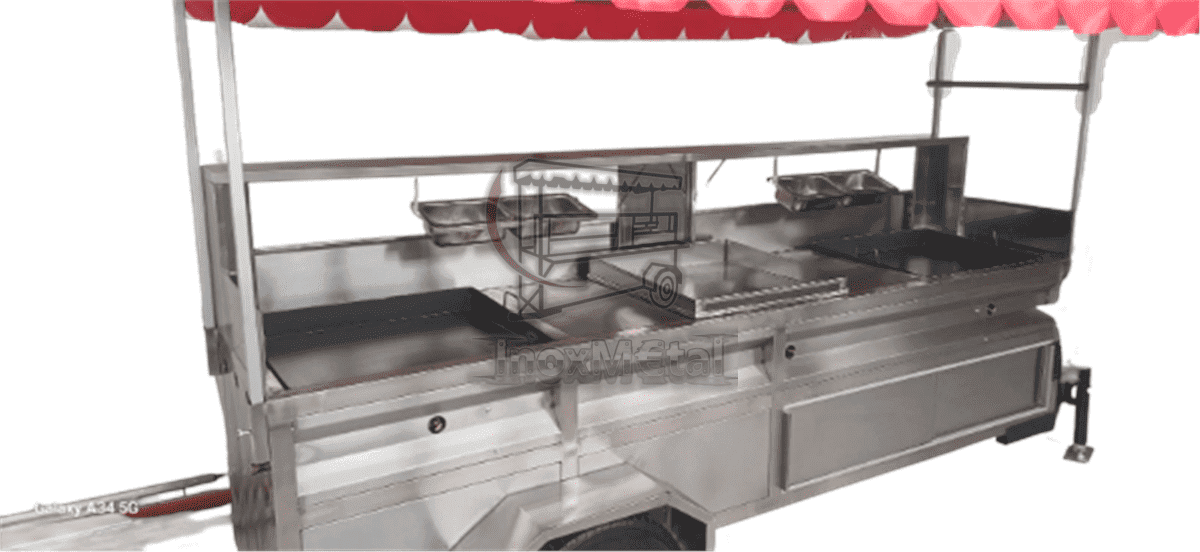 carrito taquero "doble producción" | maestro parrillero con 2 planchas de alto volumen carrito taquero "doble producción" | maestro parrillero con 2 planchas de alto volumen