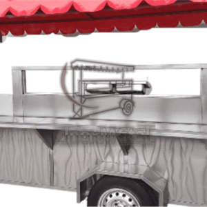 carrito taquero "el rey de la brasa" | asador al carbón y trompo pastorero pro