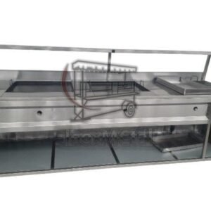 el dual master: estación reforzada de asado y plancha