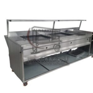 el dual master: estación reforzada de asado y plancha