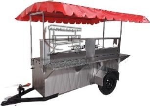 el express dual: estación reforzada de hamburguesas y hot dogs