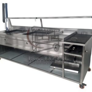 el dual master: estación reforzada de asado y plancha