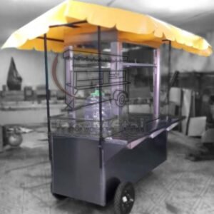 el carro frutero fresh display: estación vitrina y aguas frescas