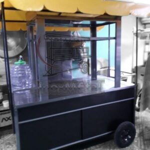 el carro frutero fresh display: estación vitrina y aguas frescas