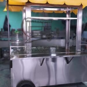 el carro frutero fresh display: estación vitrina y aguas frescas